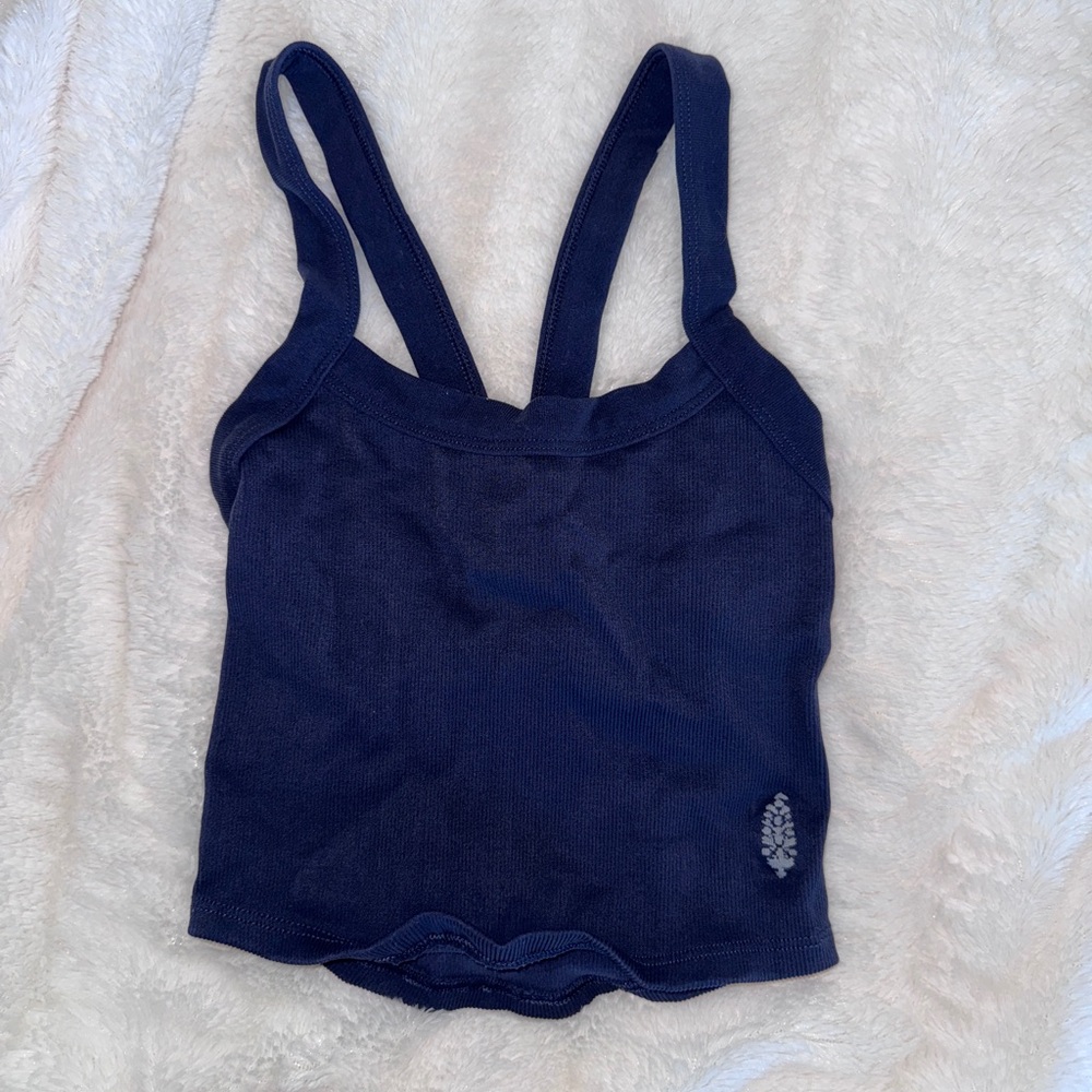 Navy Blue Women's Tank Top